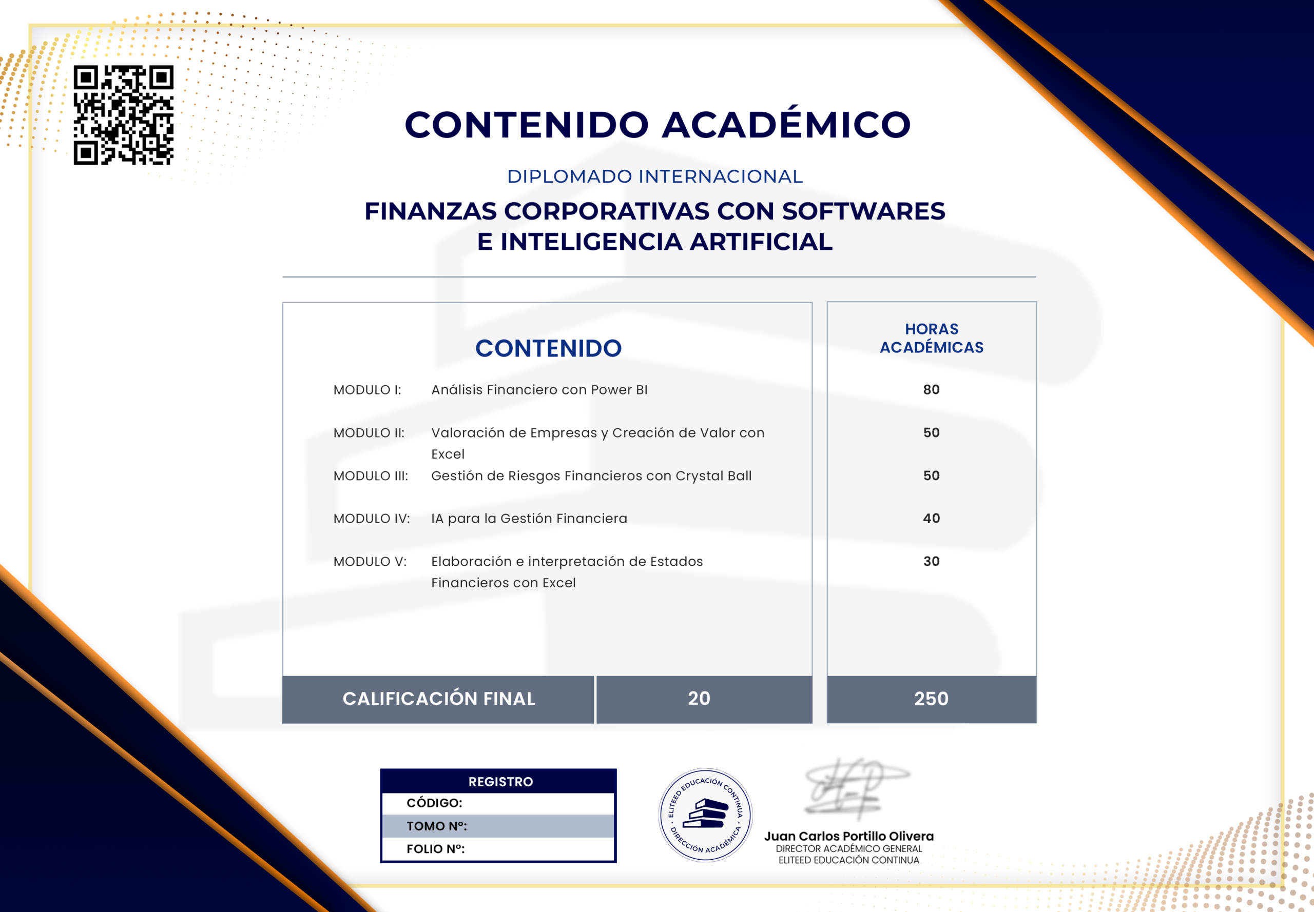 Certificado - Reverso