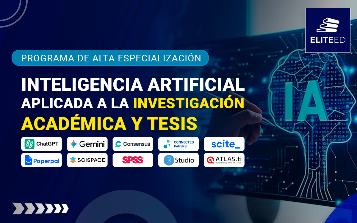 PROGRAMA DE ALTA ESPECIALIZACIÓN EN INTELIGENCIA ARTIFICIAL APLICADA A LA INVESTIGACIÓN Y TESIS – I-2608662